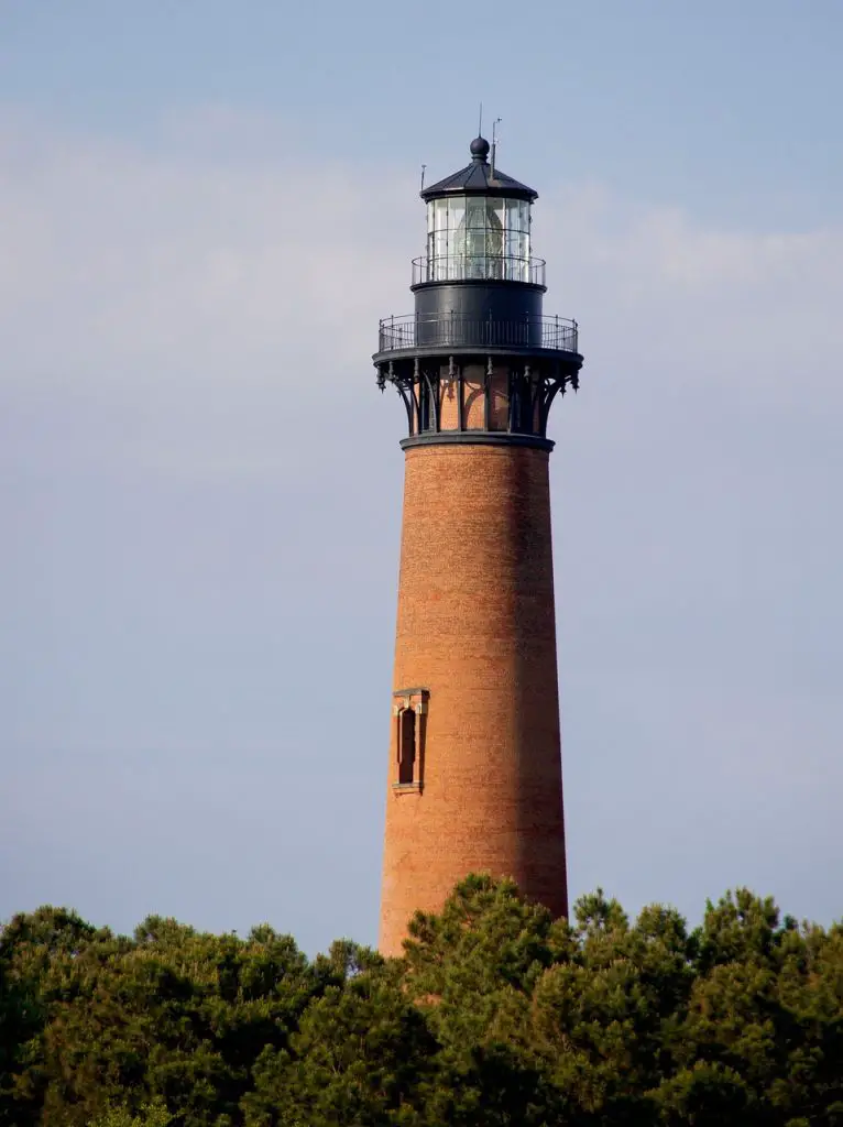 currituck sound lighthouse, lighthouse, outer banks