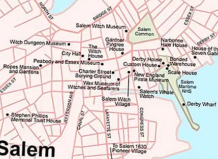 Salem Map - Attractions