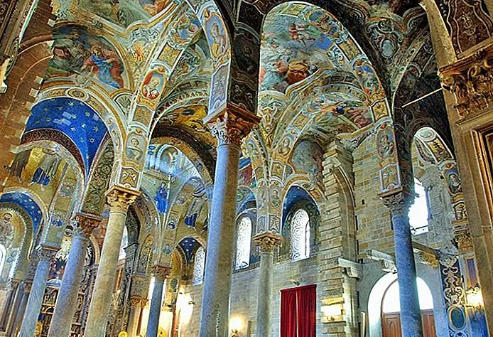 Church mosaics in Palermo