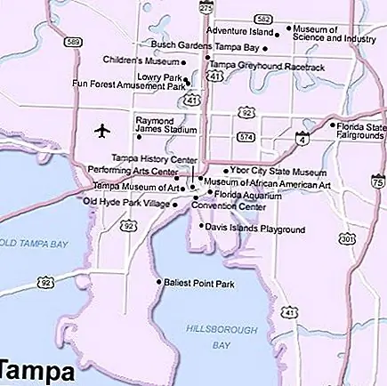 Tampa Map - Attractions