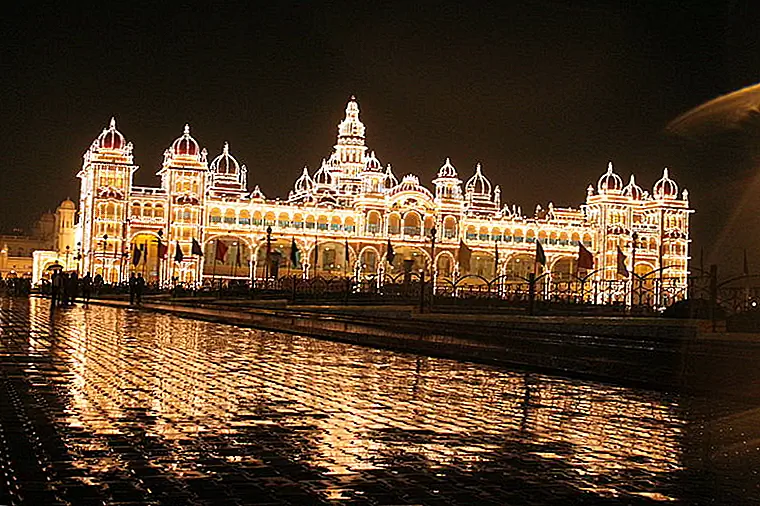 Mysore Palace Lights