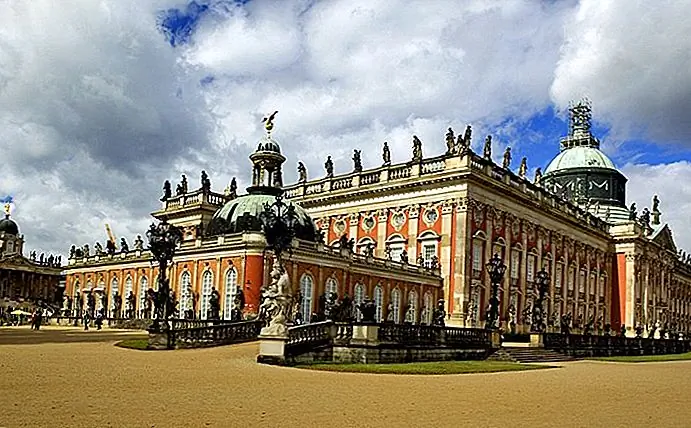 The new palace in Sanssouci