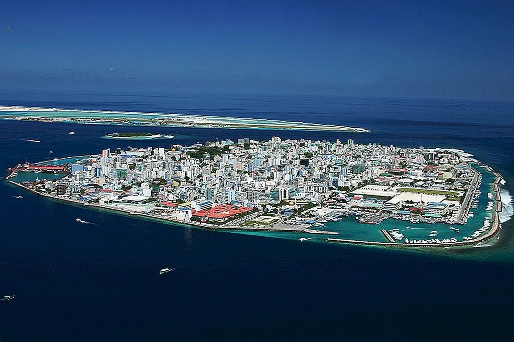 Aerial view of Male, capital of Maldives (Photo by Shahee Ilyas)
