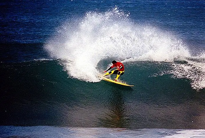 Jeffreys Bay Surf Break Rian (Ree) Saunders / fotomodificatie