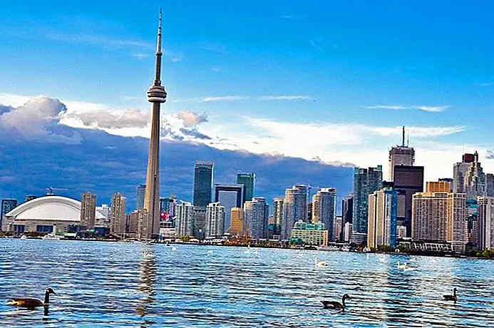 Toronto skyline met de CN Tower
