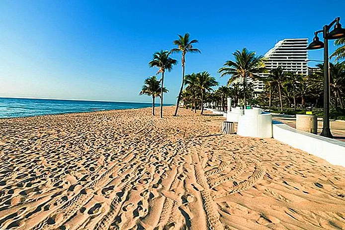 Sandy beach in Fort Lauderdale