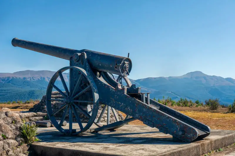 Cannon used during the Second Boer War in Mpumalanga