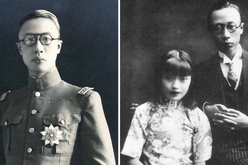 Last Emperor Pu Yi and Wife