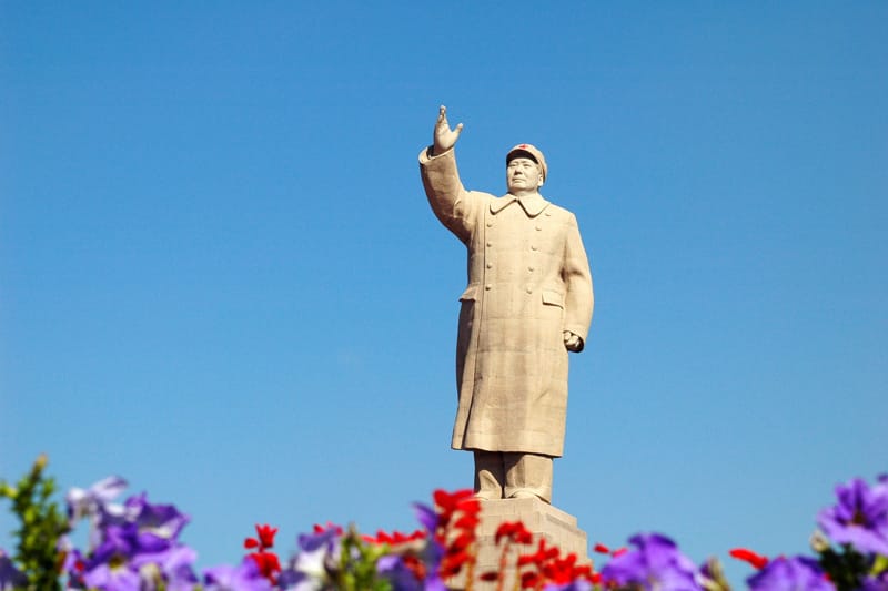 Statua Mao a Chengdu