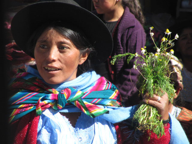 Bolivian woman