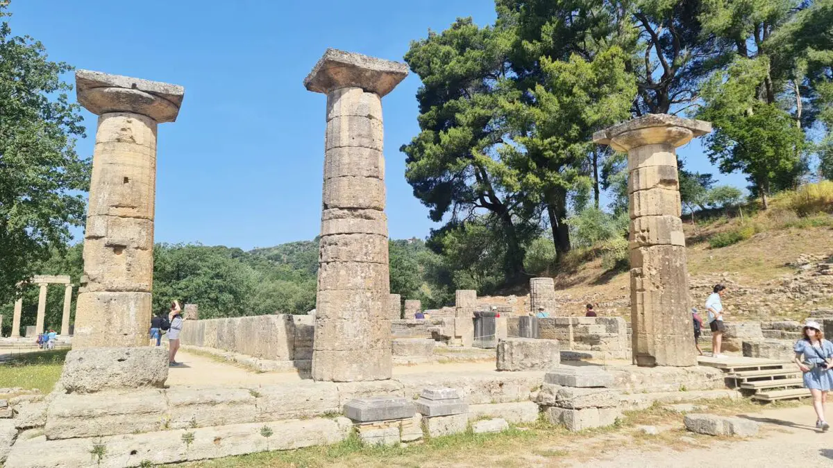 tempio di Era a olimpia grecia