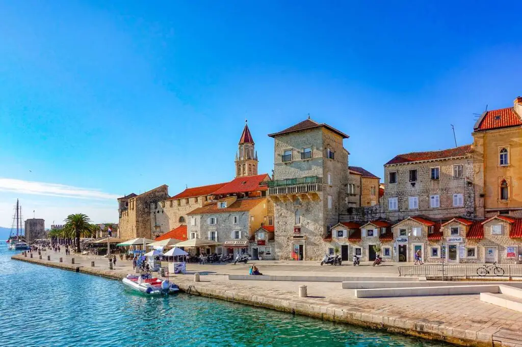 View of Trogir in Croatia