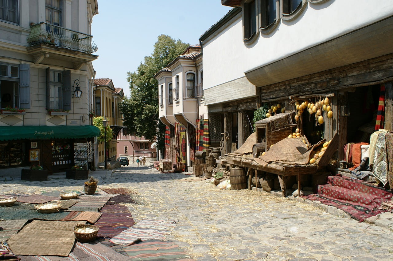the old town, plovdiv, bulgaria