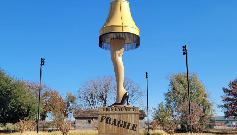 The iconic film “A Christmas Story” came to life in Oklahoma