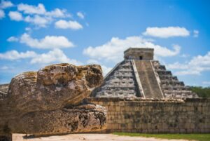 Mayan ruins Chichen Itza in Yucatan Mexico